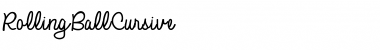 Download RollingBallCursive Font Download RollingBallCursive Font