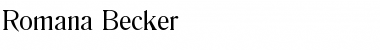 Download Romana Becker Font Download Romana Becker Font
