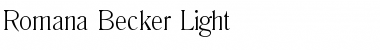 Download Romana Becker Light Font Download Romana Becker Light Font