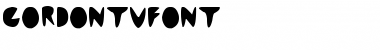 Download cordontvfont Font Download cordontvfont Font