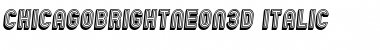 Download Chicago Bright Neon 3D Font Download Chicago Bright Neon 3D Font
