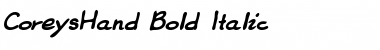 Download CoreysHand Font Download CoreysHand Font