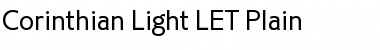 Download Corinthian Light LET Font Download Corinthian Light LET Font