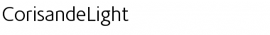 Download CorisandeLight Font Download CorisandeLight Font