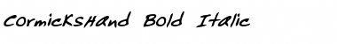 Download CormicksHand Font Download CormicksHand Font