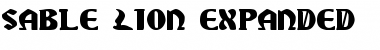 Download Sable Lion Expanded Font Download Sable Lion Expanded Font