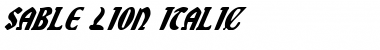 Download Sable Lion Italic Font Download Sable Lion Italic Font
