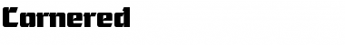 Download Cornered Font Download Cornered Font