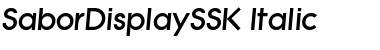 Download SaborDisplaySSK Font Download SaborDisplaySSK Font