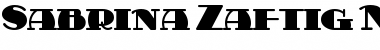 Download Sabrina Zaftig NF Font Download Sabrina Zaftig NF Font