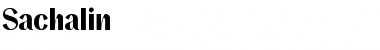 Download Sachalin Font Download Sachalin Font