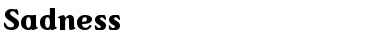 Download Sadness Font Download Sadness Font