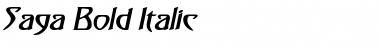 Download Saga Font Download Saga Font