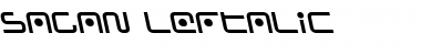 Download Sagan Leftalic Font Download Sagan Leftalic Font