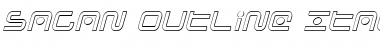 Download Sagan Outline Italic Font Download Sagan Outline Italic Font