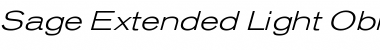 Download Sage Extended Light Font Download Sage Extended Light Font