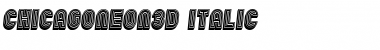 Download Chicago Neon 3D Font Download Chicago Neon 3D Font