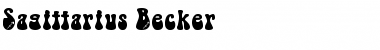 Download Sagittarius Becker Font Download Sagittarius Becker Font