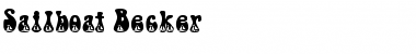 Download Sailboat Becker Font Download Sailboat Becker Font
