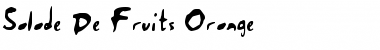 Download SaladeDeFruitsOrange Font Download SaladeDeFruitsOrange Font