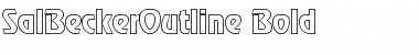 Download SalBeckerOutline Font Download SalBeckerOutline Font
