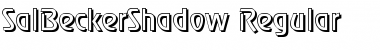 Download SalBeckerShadow Font Download SalBeckerShadow Font