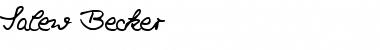 Download Salew Becker Font Download Salew Becker Font