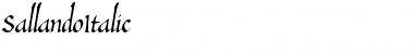 Download SallandoItalic Font Download SallandoItalic Font