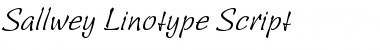 Download Sallwey Linotype Script Font Download Sallwey Linotype Script Font