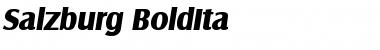 Download Salzburg-BoldIta Font Download Salzburg-BoldIta Font