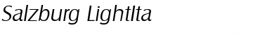 Download Salzburg-LightIta Font Download Salzburg-LightIta Font