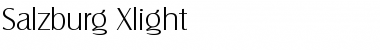 Download Salzburg-Xlight Font Download Salzburg-Xlight Font