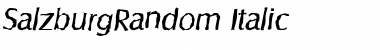 Download SalzburgRandom Font Download SalzburgRandom Font