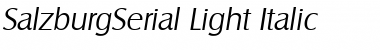 Download SalzburgSerial-Light Font Download SalzburgSerial-Light Font