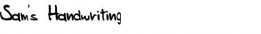 Download Sam's Handwriting Font Download Sam's Handwriting Font