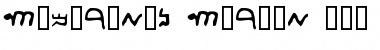 Download Samaritan Script 300 B.C. Font Download Samaritan Script 300 B.C. Font