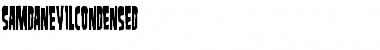 Download SamdanEvilCondensed Font Download SamdanEvilCondensed Font
