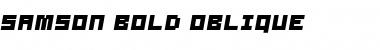 Download Samson Bold Oblique Font Download Samson Bold Oblique Font