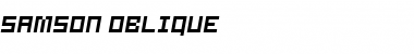 Download Samson Oblique Font Download Samson Oblique Font