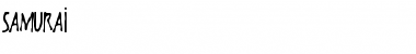 Download Samurai Font Download Samurai Font