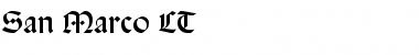 Download SanMarco LT Font Download SanMarco LT Font