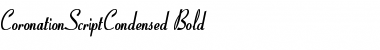 Download CoronationScriptCondensed Font Download CoronationScriptCondensed Font