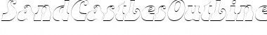 Download SandCastlesOutline Font Download SandCastlesOutline Font