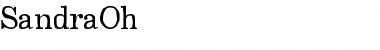 Download SandraOh Font Download SandraOh Font