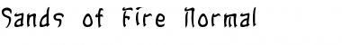 Download Sands of Fire Font Download Sands of Fire Font