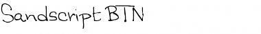 Download Sandscript BTN Font Download Sandscript BTN Font