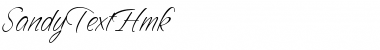 Download SandyTextHmk Font Download SandyTextHmk Font