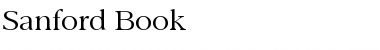 Download Sanford Font Download Sanford Font