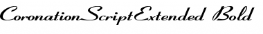 Download CoronationScriptExtended Font Download CoronationScriptExtended Font