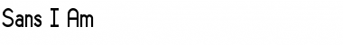 Download Sans I Am Font Download Sans I Am Font